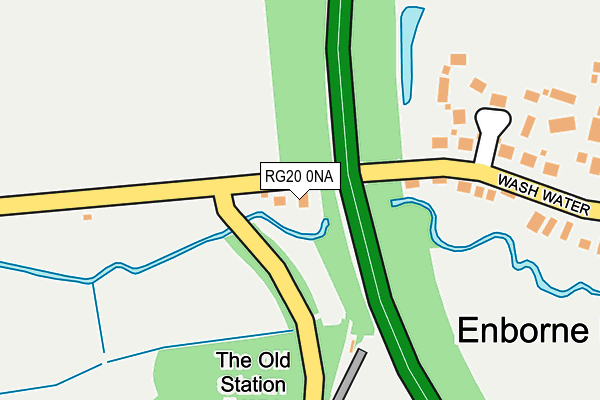 RG20 0NA map - OS OpenMap – Local (Ordnance Survey)