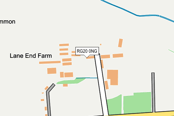 RG20 0NG map - OS OpenMap – Local (Ordnance Survey)