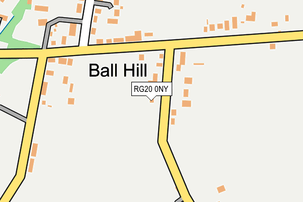 RG20 0NY map - OS OpenMap – Local (Ordnance Survey)