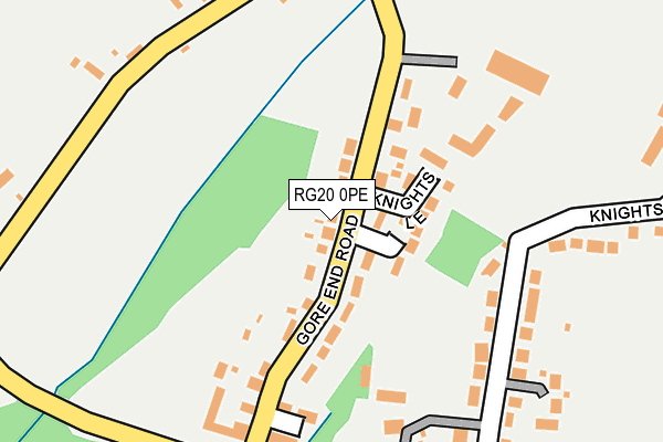 RG20 0PE map - OS OpenMap – Local (Ordnance Survey)