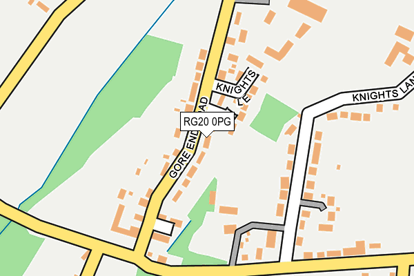 RG20 0PG map - OS OpenMap – Local (Ordnance Survey)