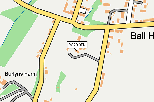 RG20 0PN map - OS OpenMap – Local (Ordnance Survey)