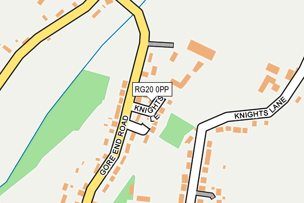 RG20 0PP map - OS OpenMap – Local (Ordnance Survey)