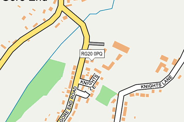 RG20 0PQ map - OS OpenMap – Local (Ordnance Survey)