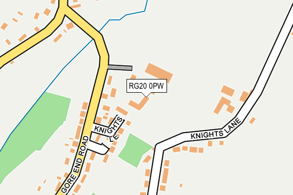 RG20 0PW map - OS OpenMap – Local (Ordnance Survey)