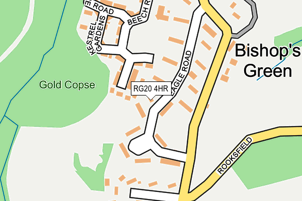 RG20 4HR map - OS OpenMap – Local (Ordnance Survey)