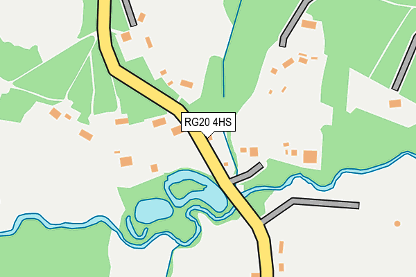 RG20 4HS map - OS OpenMap – Local (Ordnance Survey)