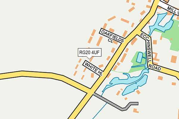 RG20 4UF map - OS OpenMap – Local (Ordnance Survey)