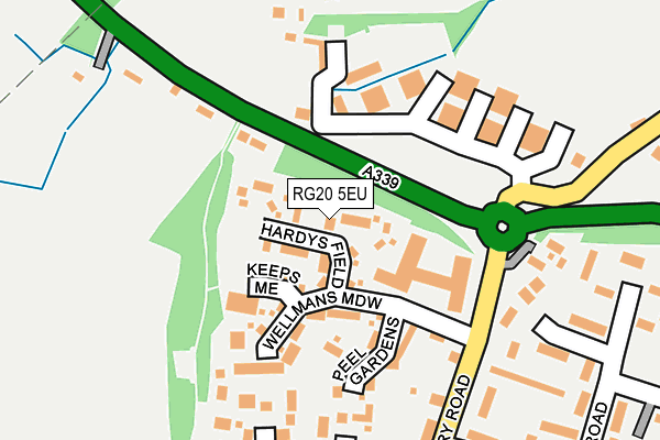 RG20 5EU map - OS OpenMap – Local (Ordnance Survey)