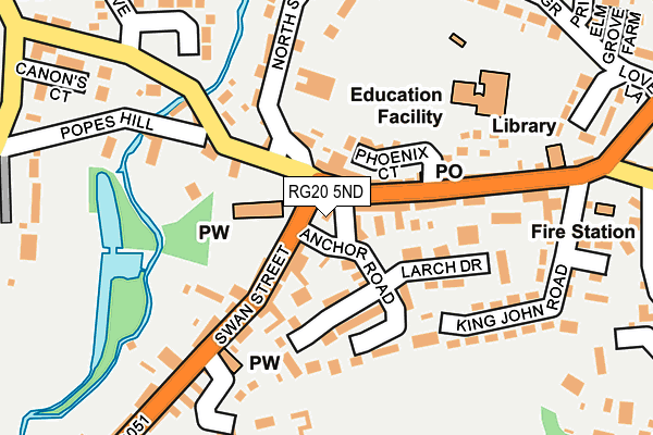 RG20 5ND map - OS OpenMap – Local (Ordnance Survey)