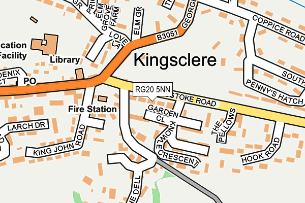 RG20 5NN map - OS OpenMap – Local (Ordnance Survey)