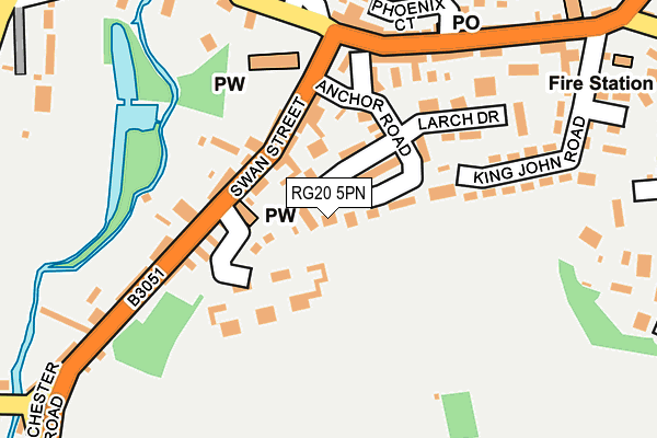 RG20 5PN map - OS OpenMap – Local (Ordnance Survey)