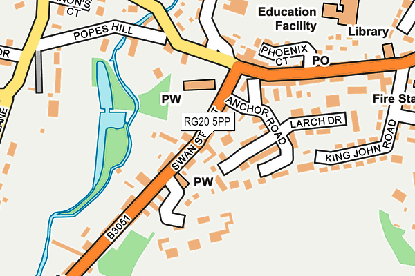 RG20 5PP map - OS OpenMap – Local (Ordnance Survey)