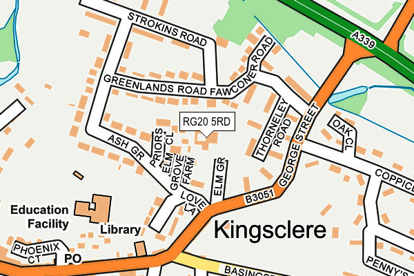 RG20 5RD map - OS OpenMap – Local (Ordnance Survey)