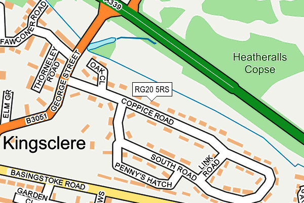 RG20 5RS map - OS OpenMap – Local (Ordnance Survey)