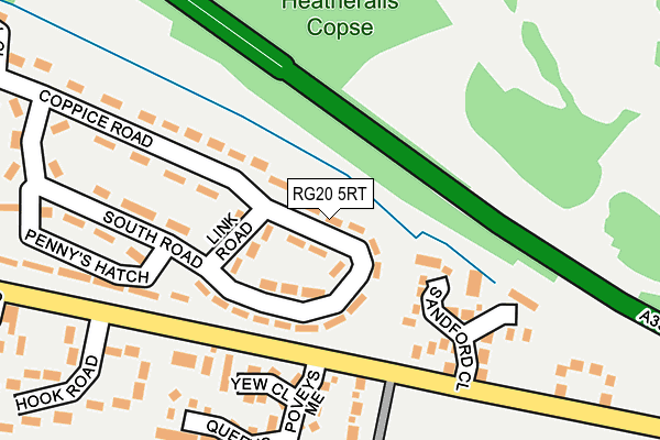 RG20 5RT map - OS OpenMap – Local (Ordnance Survey)