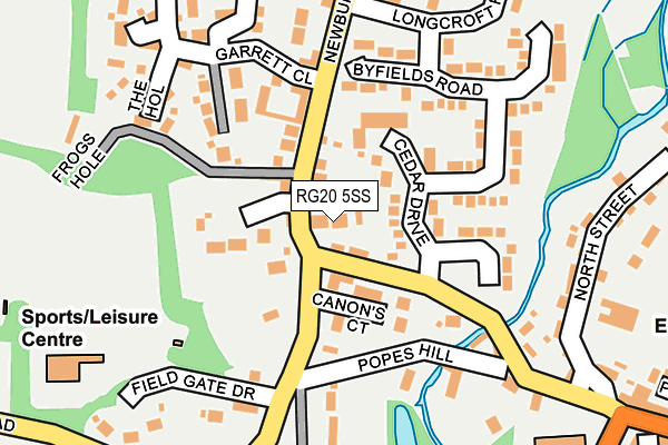 RG20 5SS map - OS OpenMap – Local (Ordnance Survey)