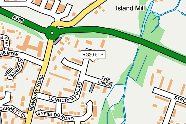 RG20 5TP map - OS OpenMap – Local (Ordnance Survey)