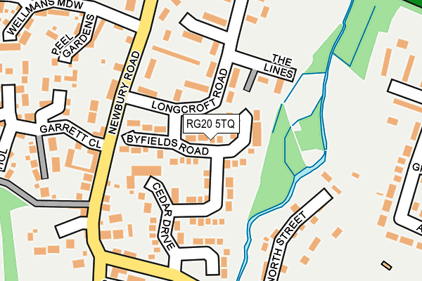 RG20 5TQ map - OS OpenMap – Local (Ordnance Survey)