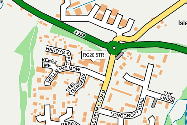 RG20 5TR map - OS OpenMap – Local (Ordnance Survey)