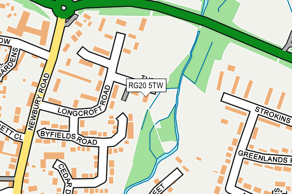 RG20 5TW map - OS OpenMap – Local (Ordnance Survey)