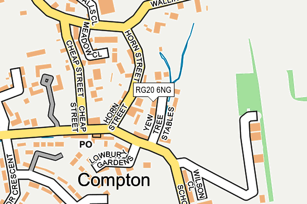 RG20 6NG map - OS OpenMap – Local (Ordnance Survey)