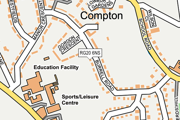 RG20 6NS map - OS OpenMap – Local (Ordnance Survey)