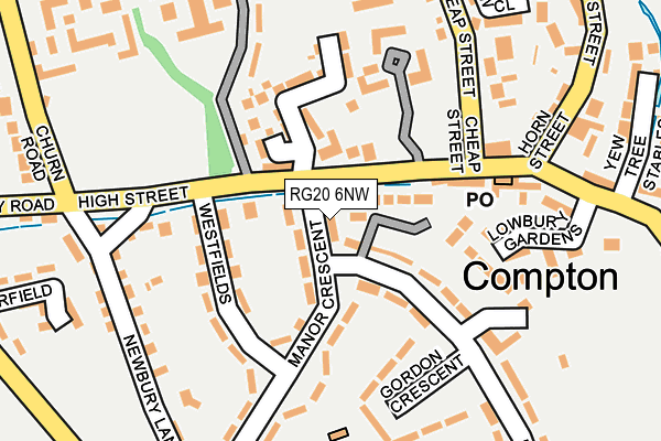 RG20 6NW map - OS OpenMap – Local (Ordnance Survey)