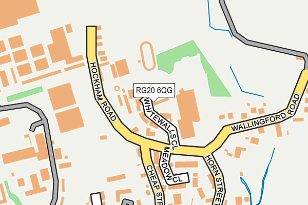 RG20 6QG map - OS OpenMap – Local (Ordnance Survey)