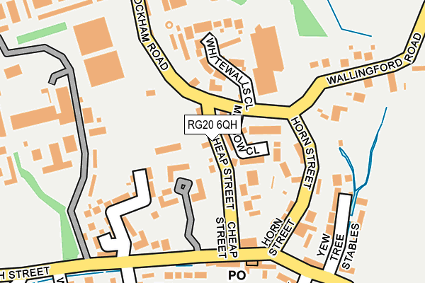 RG20 6QH map - OS OpenMap – Local (Ordnance Survey)