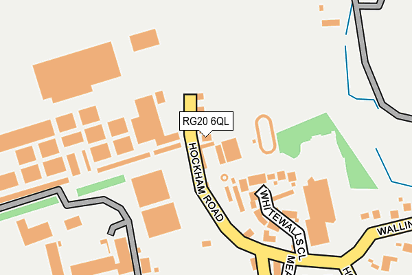 RG20 6QL map - OS OpenMap – Local (Ordnance Survey)