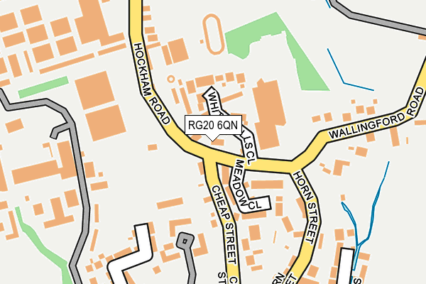 RG20 6QN map - OS OpenMap – Local (Ordnance Survey)