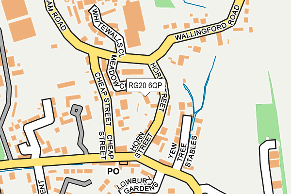RG20 6QP map - OS OpenMap – Local (Ordnance Survey)