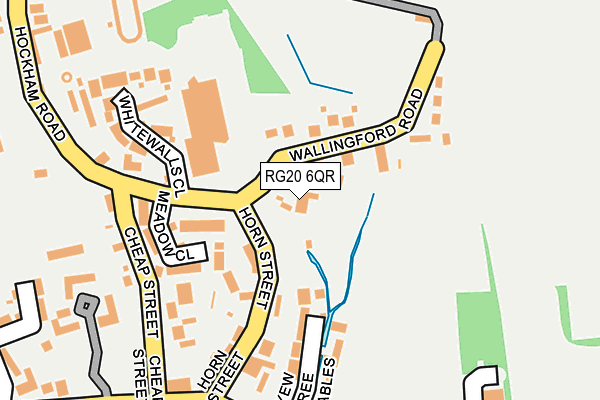 RG20 6QR map - OS OpenMap – Local (Ordnance Survey)