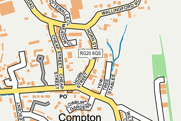 RG20 6QS map - OS OpenMap – Local (Ordnance Survey)