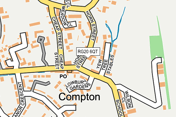 RG20 6QT map - OS OpenMap – Local (Ordnance Survey)