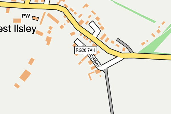 RG20 7AH map - OS OpenMap – Local (Ordnance Survey)