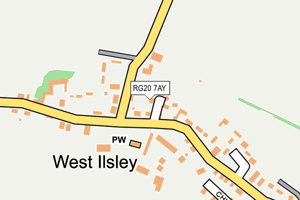 RG20 7AY map - OS OpenMap – Local (Ordnance Survey)