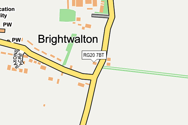 RG20 7BT map - OS OpenMap – Local (Ordnance Survey)