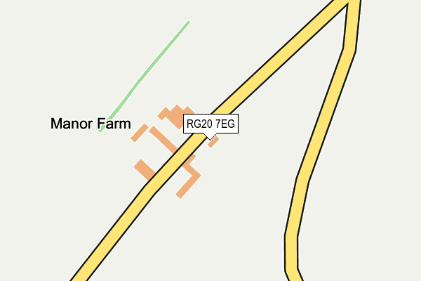 RG20 7EG map - OS OpenMap – Local (Ordnance Survey)