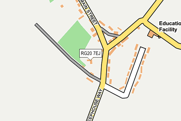 RG20 7EJ map - OS OpenMap – Local (Ordnance Survey)