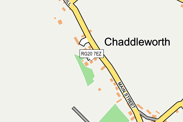 RG20 7EZ map - OS OpenMap – Local (Ordnance Survey)