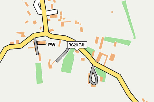 RG20 7JH map - OS OpenMap – Local (Ordnance Survey)