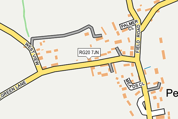 RG20 7JN map - OS OpenMap – Local (Ordnance Survey)