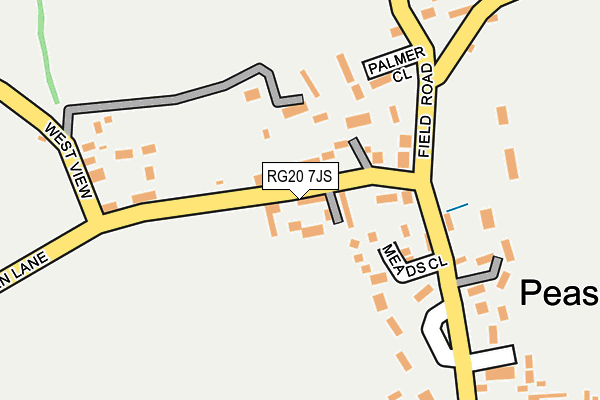 RG20 7JS map - OS OpenMap – Local (Ordnance Survey)