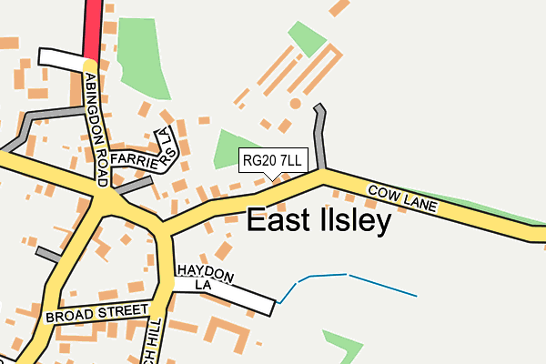 RG20 7LL map - OS OpenMap – Local (Ordnance Survey)