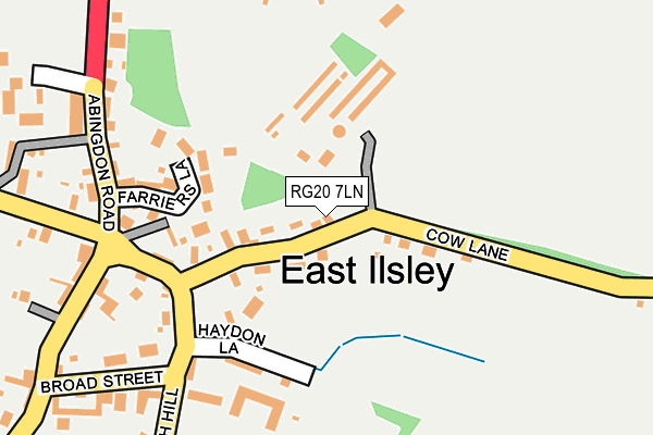 RG20 7LN map - OS OpenMap – Local (Ordnance Survey)