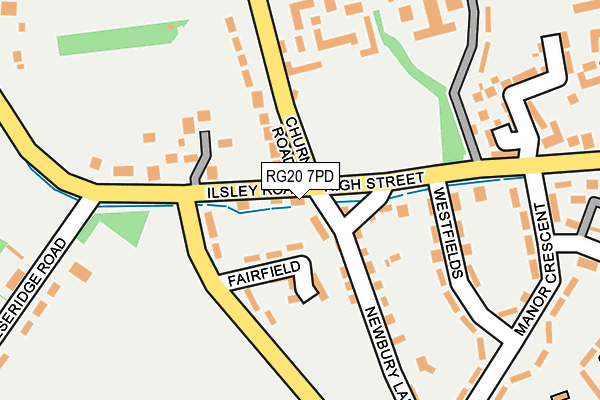 RG20 7PD map - OS OpenMap – Local (Ordnance Survey)