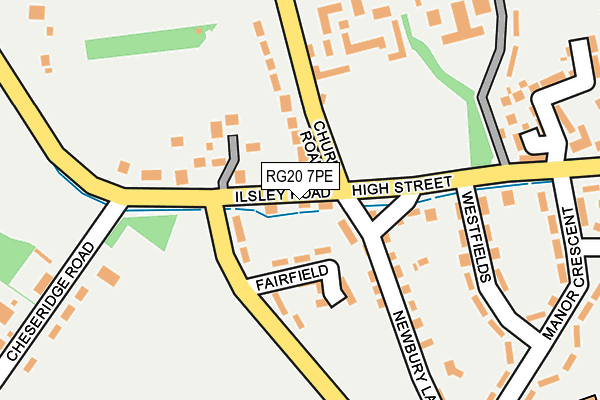 RG20 7PE map - OS OpenMap – Local (Ordnance Survey)