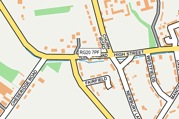 RG20 7PF map - OS OpenMap – Local (Ordnance Survey)